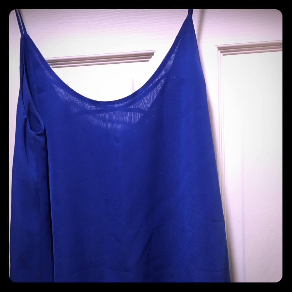 Venus Strappy Top NWOT beautiful Electra blue